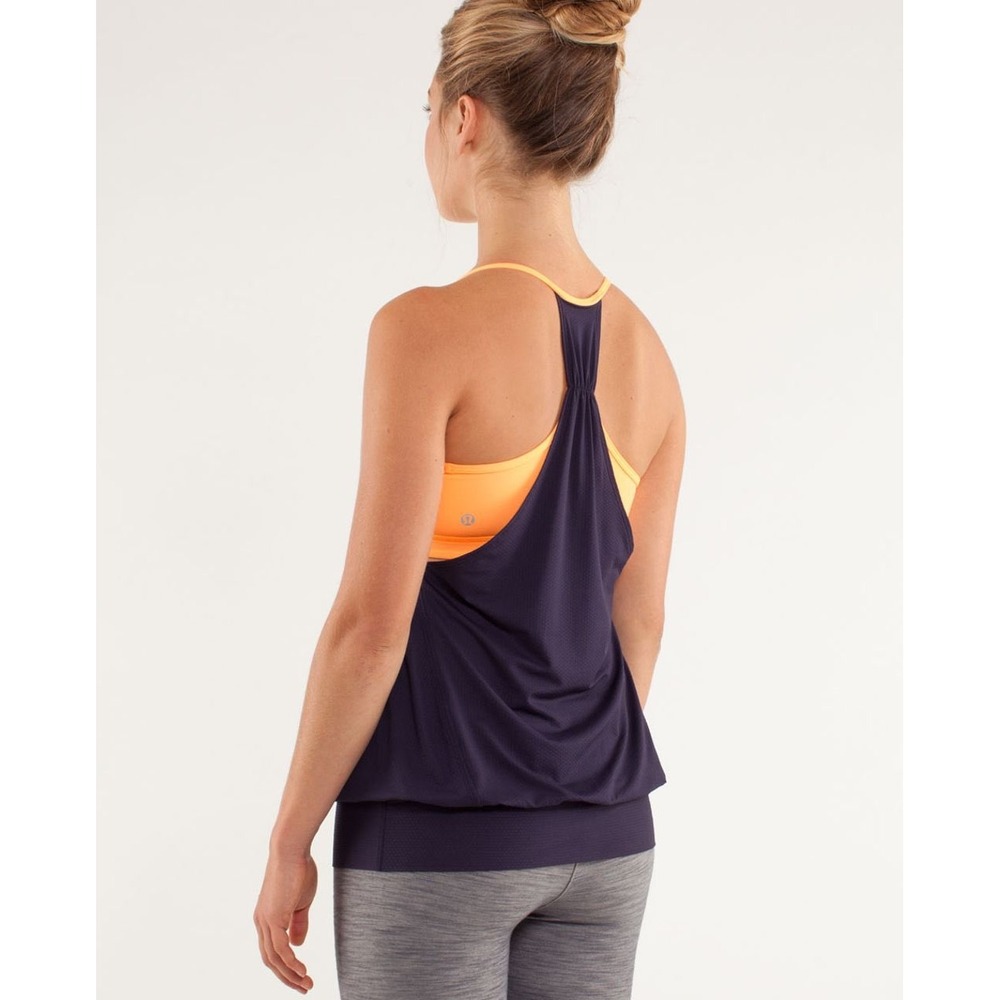 Lululemon No Limits Tank Creamsicle Pop 4 Yoga Y2K 2000s Gym Workout Sporty